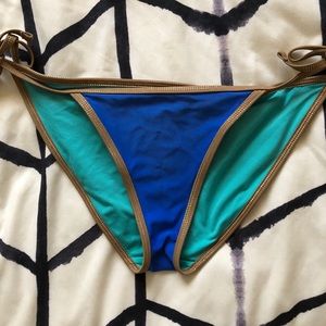 Blue swim bottom